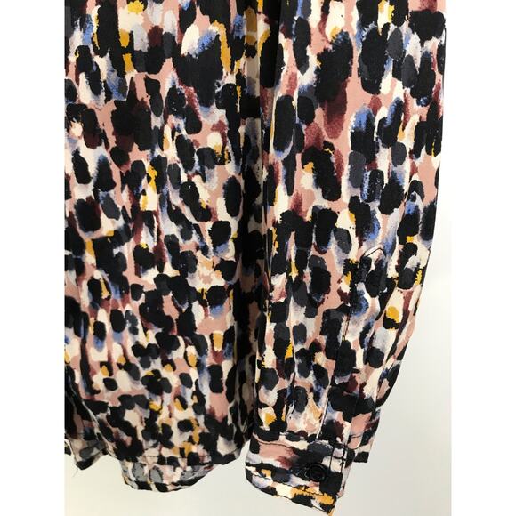 BeachLunchLounge Multicolor Long Sleeve Button Down Shirt Size L - Picture 4 of 10